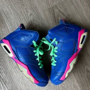 Air Jordan 2014 6 Retro Game Royal Sz 6y